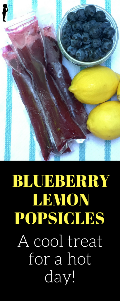 Blueberry Lemon Popsicles - a cool treat for a hot day! #Nutrition #Naturopathic