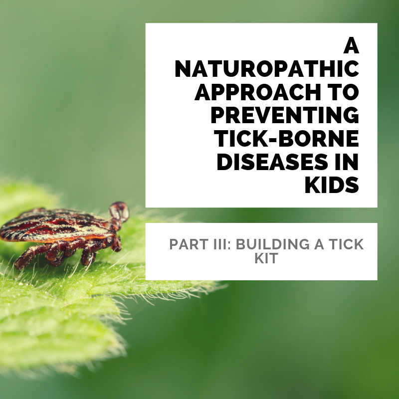 Naturopathic approach to preventing tick-borne diseases in kids. Part III - building a tick kit. 