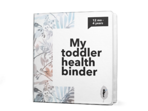 My Toddler Health Binder - an organizational solution for your toddler's healthcare!