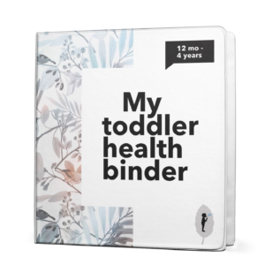 My Toddler Health Binder (Printable E-book)
