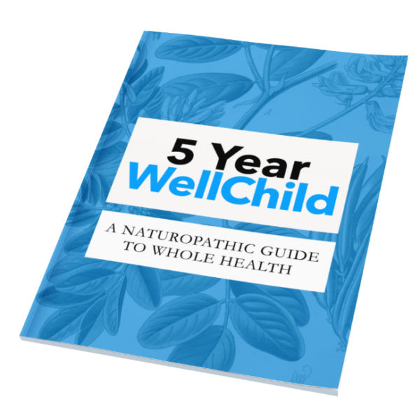 5 year well child guide mockup